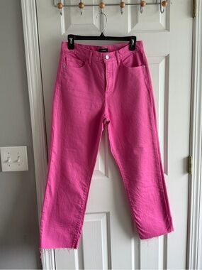 Express Bright Pink High-Rise Jeans